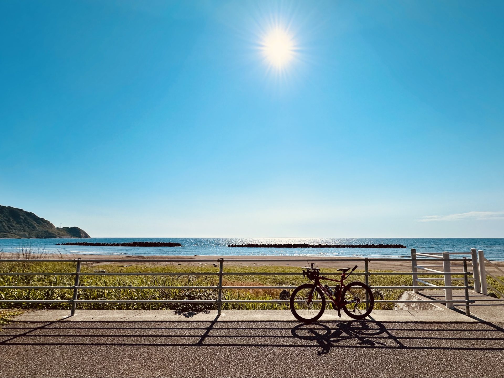 1日目 新潟〜柏崎まで海沿い90km